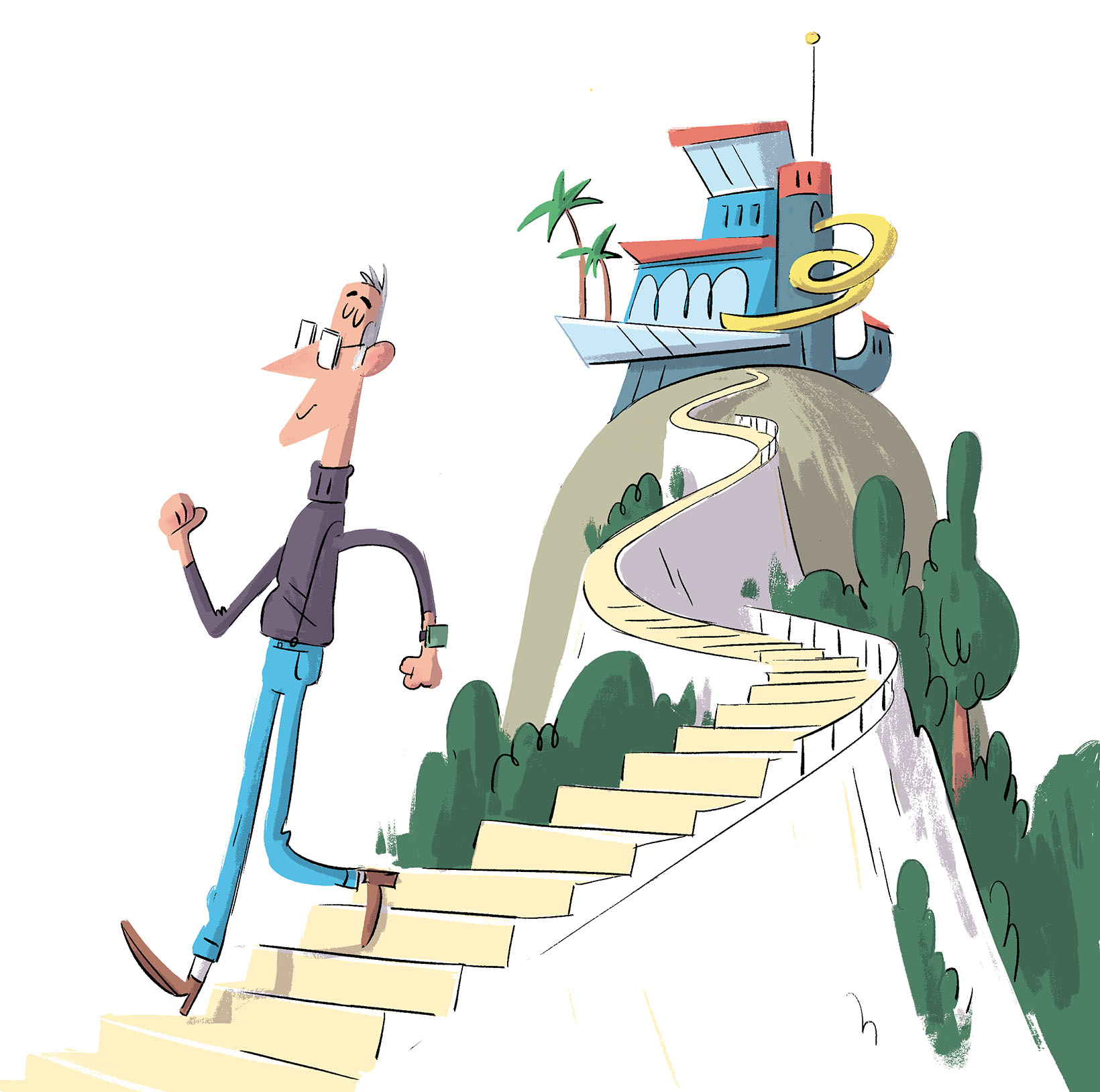 En route pour une promenade