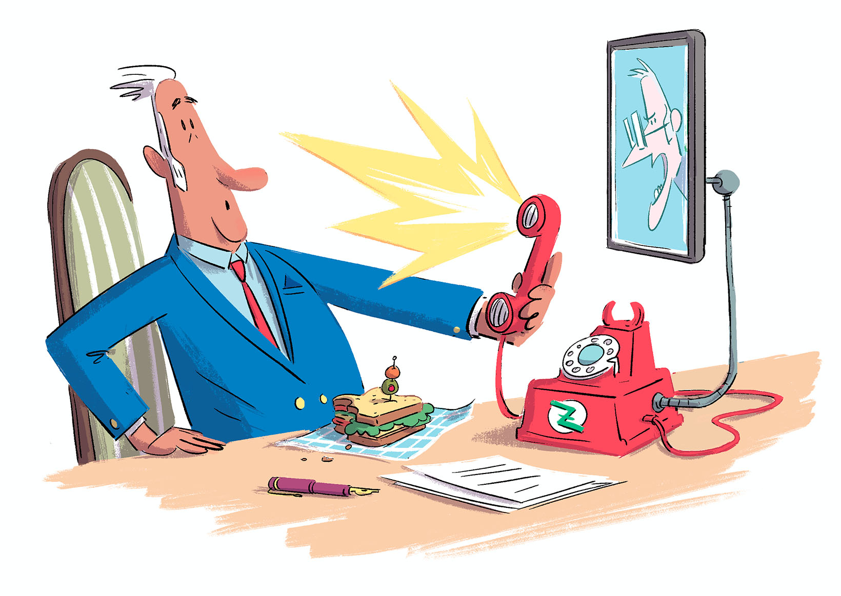 زنگِمن به رئیس جمهور فریاد می‌زند