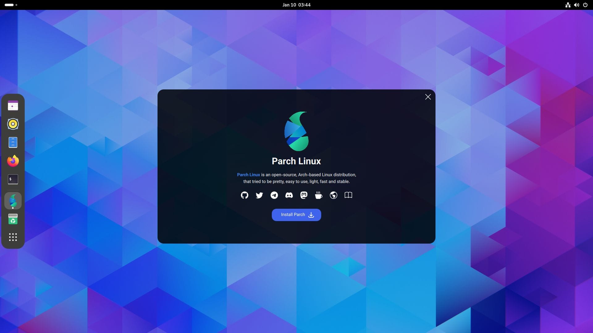 Parched Linux b.