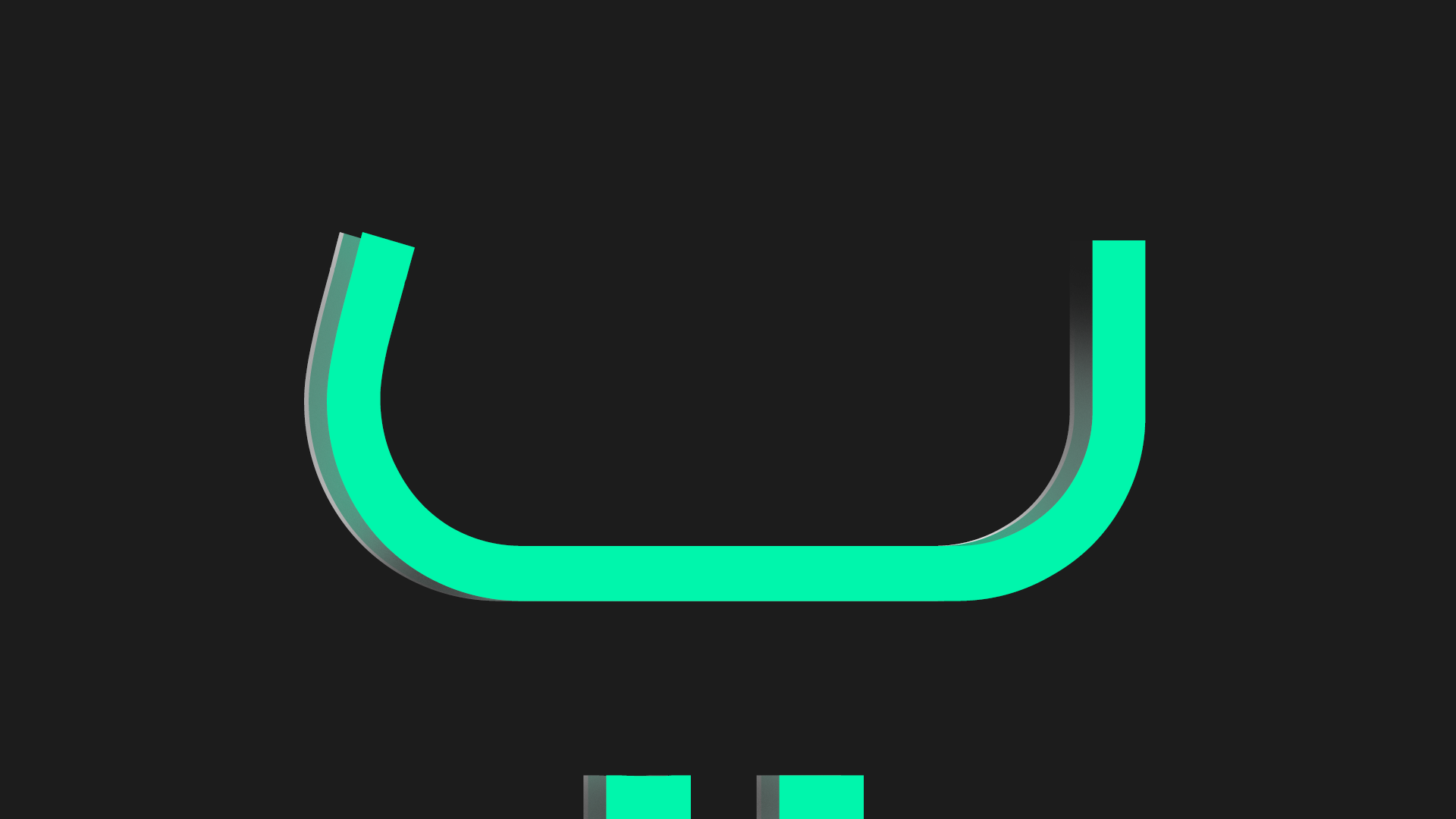 نمایش طراجی حرف پ با فونت آراد