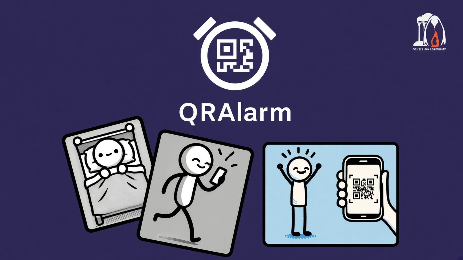 QRAlarm: خداحافظی با خواب ماندن!