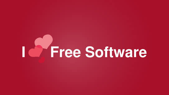 i love free software